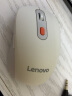 联想(Lenovo) 无线蓝牙双模充电鼠标 蓝牙5.0/3.0 便携办公鼠标人体工学设计 Howard2022樱花白充电版 实拍图