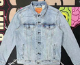 Levi's李维斯情侣同款美式经典复古休闲时尚潮牌修身牛仔夹克外套 中蓝色 L 实拍图