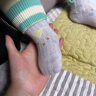 十月结晶宝宝袜子长筒夏季薄款网眼婴儿防蚊防晒过膝不勒腿空调袜 谜宗动物园 8-10码（建议0-6个月） 晒单实拍图