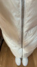 TOMMY HILFIGER女装刺绣鸭绒保暖滑雪宽松长款面包羽绒服外套WW0WW38918 米白色YBH S 晒单实拍图