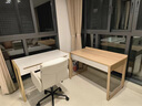 全友家居书桌现代简约学习桌多用环保面板书桌卧室家用化妆桌子家具 126390书椅 实拍图