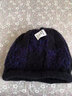 卡蒙（Kenmont）羊毛帽子女冬天保暖毛球毛线帽手工编织针织套头帽狐狸毛球9317 藏青色 58cm 实拍图