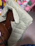 鸭鸭冬季新款羽绒服女休闲羽绒马夹时尚坎肩立领马甲背心KXM 抹茶绿色 4XL 实拍图