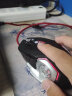 沃野发光静轻音游戏鼠标有线笔记本台式机电脑USB家用办公绝地求生宏鼠标自定义可编程加重电竞 机械蛇磨砂黑色鼠标（金属底） 实拍图