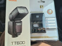 神牛（Godox） tt600 闪光灯单反相机通用型高速外拍灯热靴灯户外人像拍摄补光灯 TT600标配(电池另购) 通用版 晒单实拍图