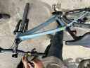 喜德盛（xds）山地自行车英雄300运动健身27速可锁死前叉铝合金机械碟刹成人车 光感灰/银17.5(身高175-190） 实拍图