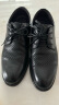 红蜻蜓夏季商务正装系带皮鞋男士镂空皮凉鞋打孔透气 WTA73761L黑色40 晒单实拍图