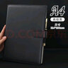 嘉然恒 A4大本子360页加厚笔记本本子文具硬皮面搭扣大号记事本大学生考研用本商务会议记录本定制 黑色 实拍图