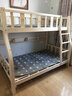 筱环上下床实木上下铺儿童床男孩女孩高低床成人双层床子母床 上下床 爬梯款+书架+床垫*2 上铺宽140下铺宽160-全实木 实拍图