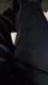 帛米图（BOMITU）冰丝裤子男夏季薄款休闲长裤潮流百搭男士工装宽松束脚速干九分裤 黑色 L105-125斤 实拍图