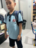 coulomb/库仑日本进口书包小学生儿童背书包护脊减负大容量双肩包狮子款 蓝银色儿童书包 实拍图