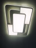 TCL照明大客厅吸顶灯具套餐led现代简约全屋卧室餐厅创意中山灯饰 摩登黑188瓦米家110cm适35平内 实拍图