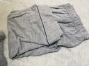 南极人男士睡衣男夏季棉短袖短裤可外穿休闲宽松家居服小鹿烟雾灰3XL 实拍图