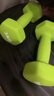 Ma fitness哑铃男士健身家用器材六角小哑铃5kg男生宿舍防锈纯铁4kg一对公斤 3KG*2只草原绿-新手力量训练 绿色 实拍图