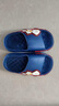 圣闲奥特曼夏季儿童拖鞋防滑厚底男童室内女童大中小童小孩凉拖鞋宝宝 深蓝 35 /36适合9-10岁适合脚长20CM 实拍图