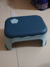 好尔塑料凳子家用小矮凳创意加厚板凳客厅可叠放简约浴室凳蓝色1个装 实拍图