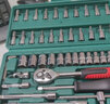 绿林（GREENER）汽修工具套装套筒扳手棘轮汽车维修组合修车工具箱多功能套装 【升级72齿弯柄】汽修工具54件套 实拍图