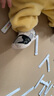 卡特兔宝宝学步鞋春季新品小K盾机能鞋男女童宝宝幼儿园小白鞋X3CE016 实拍图