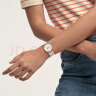 斯沃琪（Swatch）瑞士手表 轻音超薄 蝉翼白2.0 母亲节礼物男女石英表SS08K102-S14 晒单实拍图