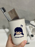 默小凡304不锈钢漱口杯可爱情侣刷牙杯高颜值防霉情侣洗漱杯学生牙刷杯 304不锈钢漱口杯【小狗女孩】 实拍图