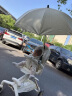 卡汐沐 婴儿车遮阳伞通用溜娃神器宝宝推车雨伞防晒伞儿童车遮阳棚三轮 梧桐米 晒单实拍图