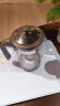 紫丁香 茶壶玻璃泡茶壶防撞保护底加厚耐热花果茶壶茶具水壶泡茶器950ml 实拍图
