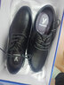 意尔康男鞋商务正装凉鞋商务皮鞋时尚打孔结婚单鞋 53449W 黑色 39 实拍图