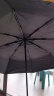 惠寻 京东自有品牌 8骨全自动雨伞 晴雨两用遮阳黑胶伞  黑色 实拍图