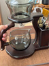 SYANF玻璃自动茶具套装整套懒人泡茶神器高档家用磁吸泡茶壶茶具三件套 1青灰-五福自动茶具+元舍五配件 实拍图