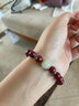 普陀山莲陀记天然紫金朱砂手串女士和田玉本命年手链男款转运真品礼物护身符 10mm紫金砂 男女通用@送女友/男友/长辈 实拍图