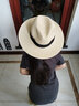 慕衣宾士草帽男女夏天旅游度假帽子男潮宽沿沙滩帽防晒男士太阳帽遮阳礼帽 米色 实拍图