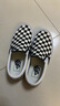 VANS范斯童鞋官方 Slip-On棋盘格亲子款舒适一脚蹬中大童帆布鞋 黑白棋盘格 32码 实测内长20cm 实拍图