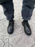 赛维纳 牛皮劳保鞋男透气款安全鞋工作鞋防滑防砸防刺穿钢包头橡胶底 黑色 015款功能鞋 40 厂送 实拍图