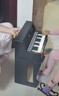 Hape(德国)早教电钢琴玩具儿童乐器初学者入门灯光教学钢琴黑色E0629 实拍图