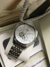 冠琴（GUANQIN）瑞士认证手表男士全自动机械表镂空飞轮防水男表圣诞礼物送男友 大师版-精钢白面 实拍图