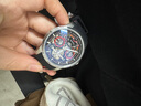 马克华菲（MARK FAIRWHALE）手表男士机械表全自动赛车系列双面镂空国表飞轮夜光防水潮流男表 银壳红面胶带款 实拍图
