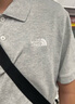 The North Face北面短袖Polo男户外舒适透气棉T恤上新87UX 灰色/DYX XXL 实拍图