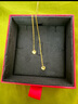 六桂福珠宝 K金项链 为爱放闪 18K黄金项链女吊坠套链 EK2400006 1g 实拍图