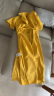 哈吉斯（HAZZYS）女装 夏季款裙子通勤女式气质减龄中长款连衣裙AQWSC03BC14 黄色YL 170/92A 42 晒单实拍图
