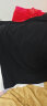 京东京造【抗菌小白T】5A抑菌抗发黄t恤男新疆棉短袖T恤男夏打底T 黑色XL 实拍图