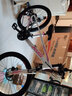 喜德盛青少年自行车童车中国风20/22寸铝架碟刹变速6-10男女孩山地车 22寸白/粉-23款 实拍图