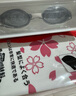 SWANS泳镜女进口防水防雾高清泳帽套装近视游泳眼镜潜水装备 黑白字母 实拍图