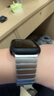 MSSM 苹果手表保护壳Apple iwatch s9/8/7/6/SE边框硬壳防摔防刮半包保护壳S7/8/9·45mm 黑色+透明  实拍图