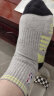 NBA袜子男士夏季网眼透气吸汗运动袜精梳棉袜刺绣跑步篮球袜3双装 实拍图