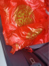 佳茉结婚塑料袋50只 加厚双喜烫金包装袋婚庆红色喜庆手提袋背心袋 实拍图