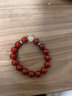 普陀山莲陀记天然紫金朱砂手串女士和田玉本命年手链男款转运真品礼物护身符 10mm帝王砂 男女通用@送女友/男友/长辈 实拍图