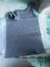 南极人针织女士吊带背心女螺纹打底运动内搭无袖上衣打底衫女 灰 均码 实拍图