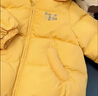 戴维贝拉（DAVE＆BELLA）童装男童羽绒服洋气儿童连帽外套保暖女宝宝衣服秋冬新年小童上衣 黄色【DB4242806】 120 cm（建议身高110-120cm） 实拍图