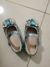 百丽（Belle）童鞋女童爱莎公主鞋春秋时尚单鞋儿童水晶亮片鞋小女孩皮鞋中大童 蓝色-DE3353 26 实拍图