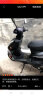 OUIO125cc摩托车踏板车燃油助力女式踏板代步车外卖车国四电喷可上牌 磨砂黑超级鹰经济型机械版 实拍图